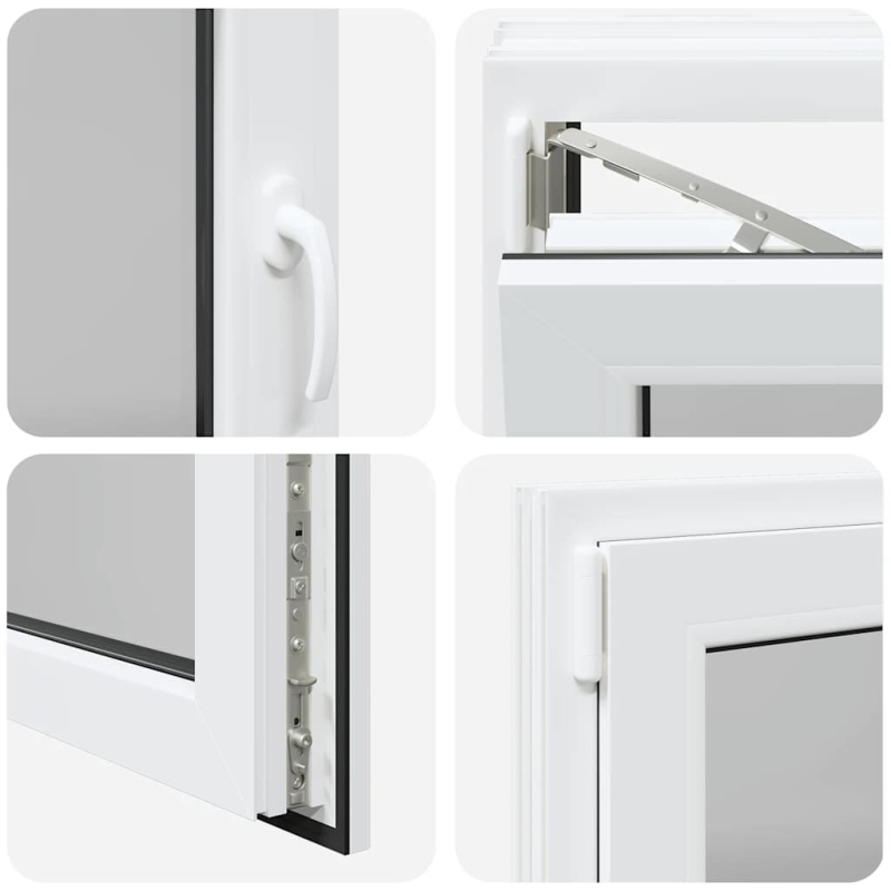 Kellerfenster RISOR 110x50 cm Dreh Kipp DIN Links Weiß