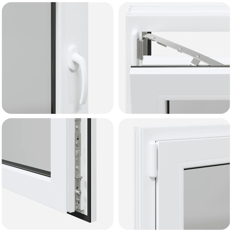 Kellerfenster RISOR 110x60 cm Dreh Kipp DIN Links Weiß