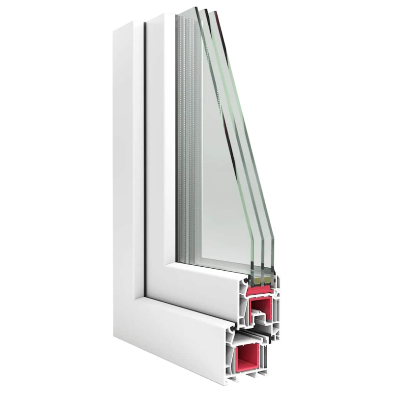 Kellerfenster RISOR 120x60 cm Dreh Kipp DIN Links Weiß