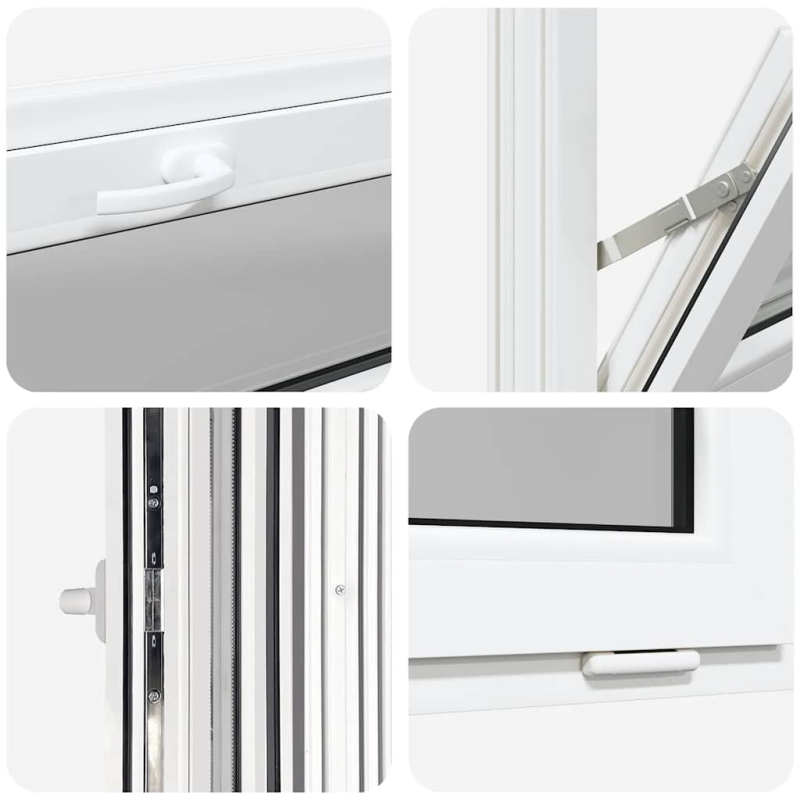 Kellerfenster RISOR 110x40 cm Kipp 3-fach Verglasung Weiß