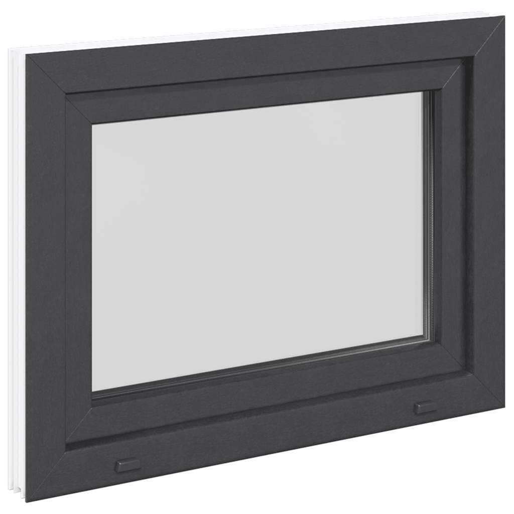 Kellerfenster RISOR 80x70 cm Drehkipp DIN Links Anthrazit