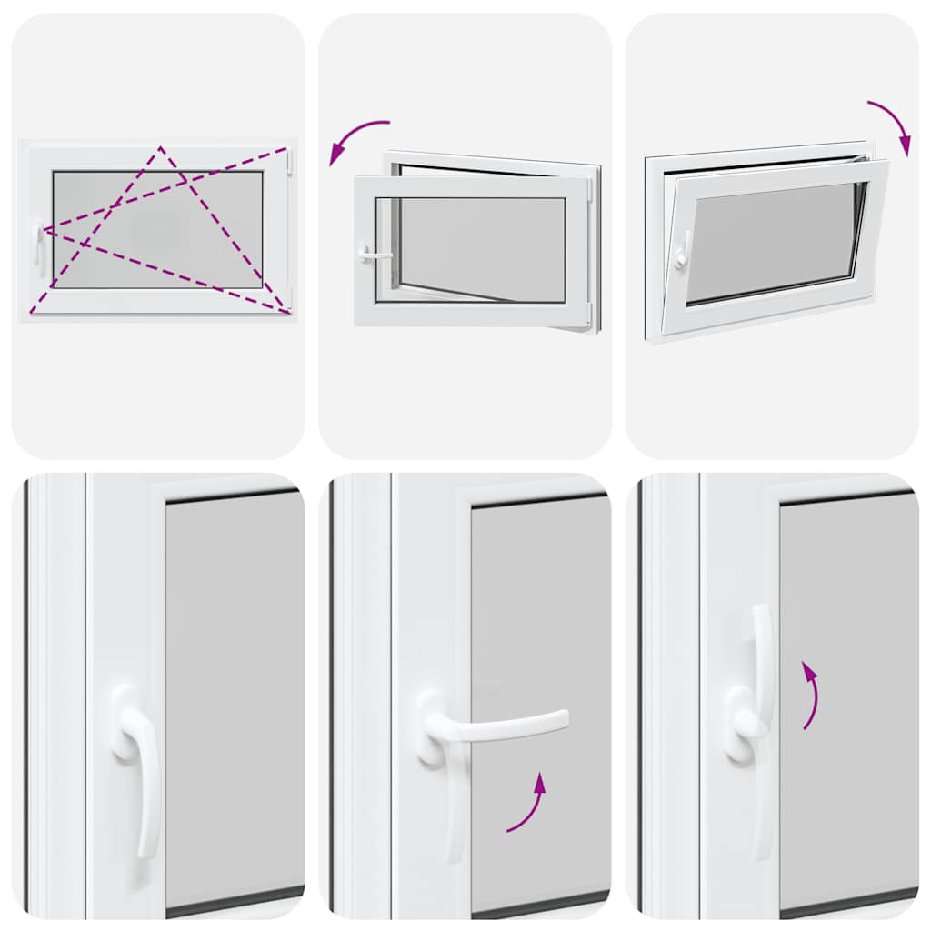 Kellerfenster RISOR 90x50 cm Drehkipp DIN Rechts Anthrazit