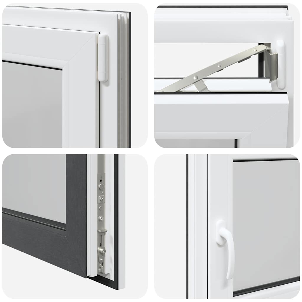 Kellerfenster RISOR 90x50 cm Drehkipp DIN Rechts Anthrazit