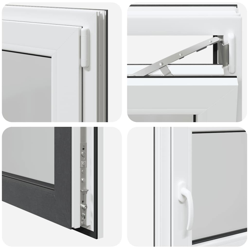 Kellerfenster RISOR 90x60 cm Dreh Kipp DIN Rechts Anthrazit