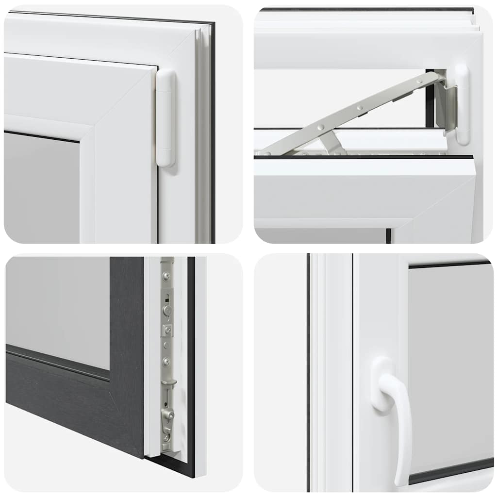 Kellerfenster RISOR 100x50 cm Drehkipp DIN Rechts Anthrazit