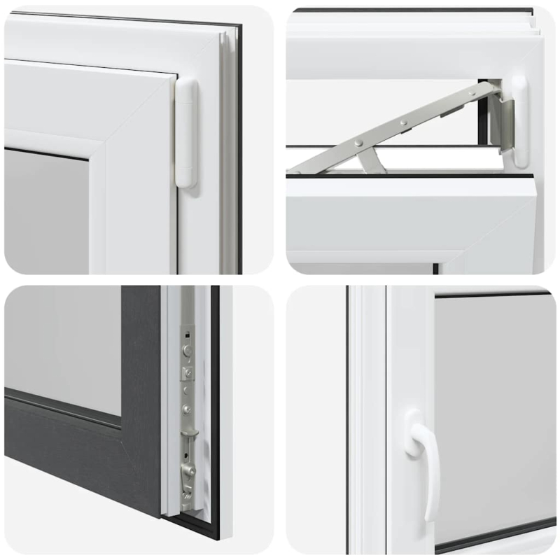 Kellerfenster RISOR 110x60 cm Dreh Kipp DIN Rechts Anthrazit