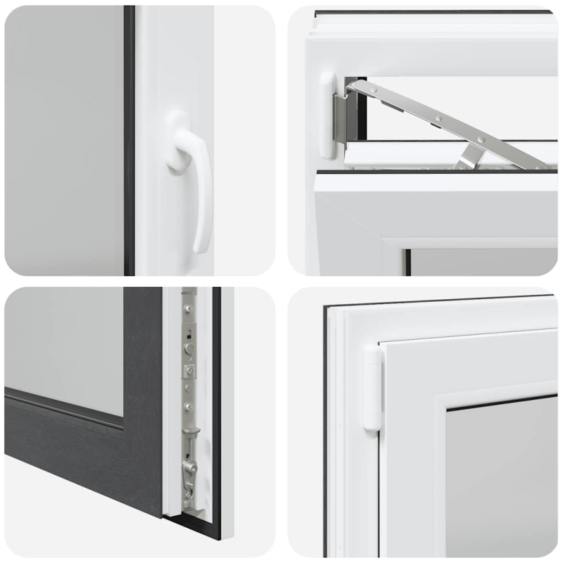 Kellerfenster RISOR 90x60 cm Dreh Kipp DIN Links Anthrazit