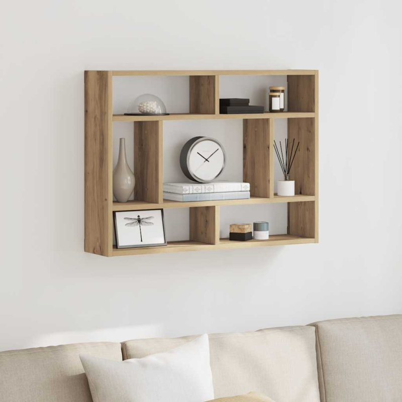 Wandregal Artisan-Eiche 75x16x55 cm Holzwerkstoff