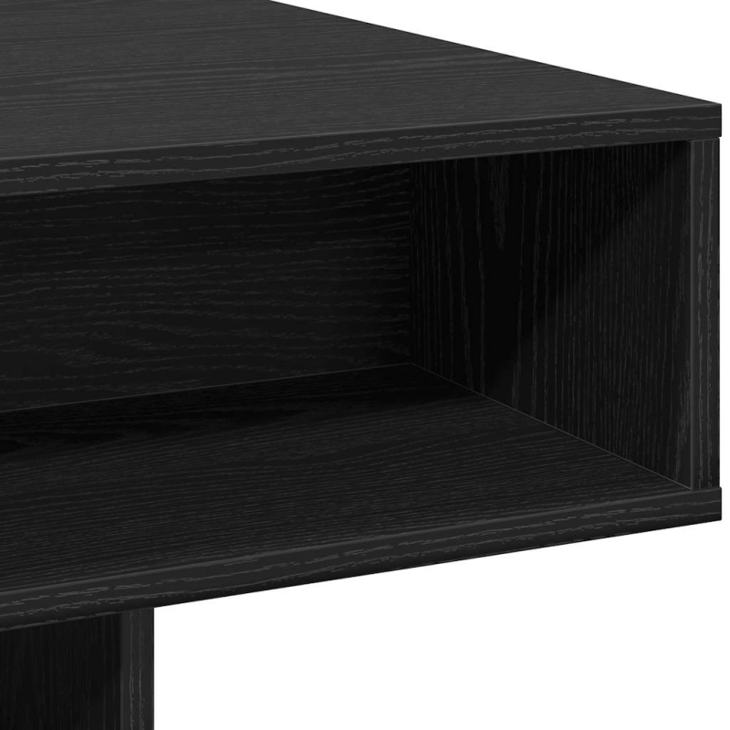 Couchtisch Schwarz Eichen-Optik 105x55x32 cm Holzwerkstoff