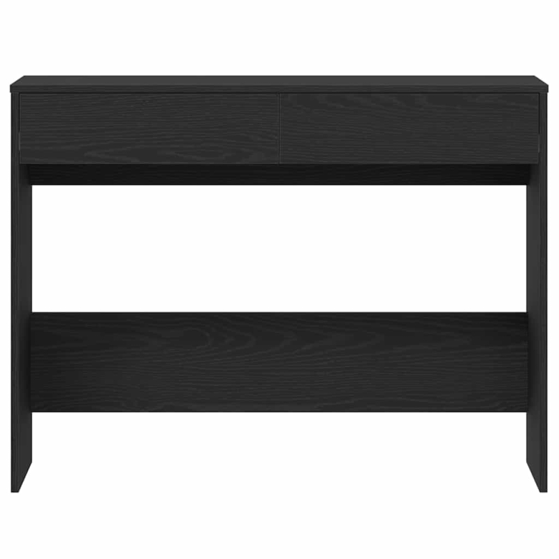 Schreibtisch Schwarz Eichen-Optik 101x50x76,5 cm Holzwerkstoff