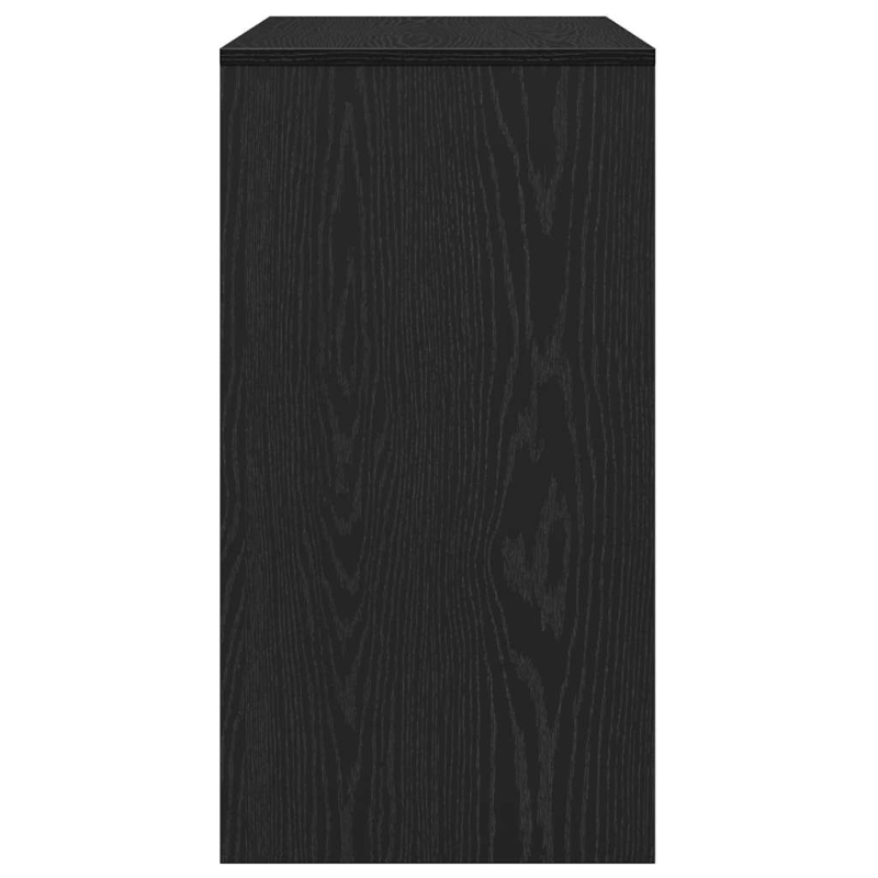 Konsolentisch Schwarz Eichen-Optik 89x41x76,5 cm Holzwerkstoff
