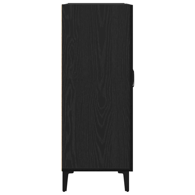 Sideboard Schwarz Eichen-Optik 69,5x34x90 cm Holzwerkstoff