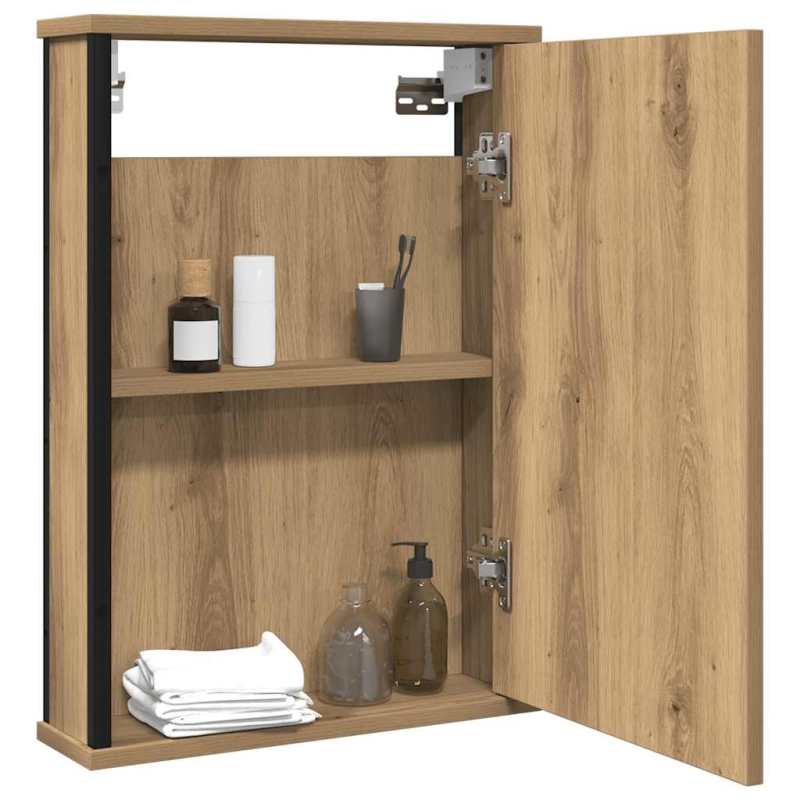 Bad-Spiegelschrank Artisan-Eiche 42x12x60 cm Holzwerkstoff