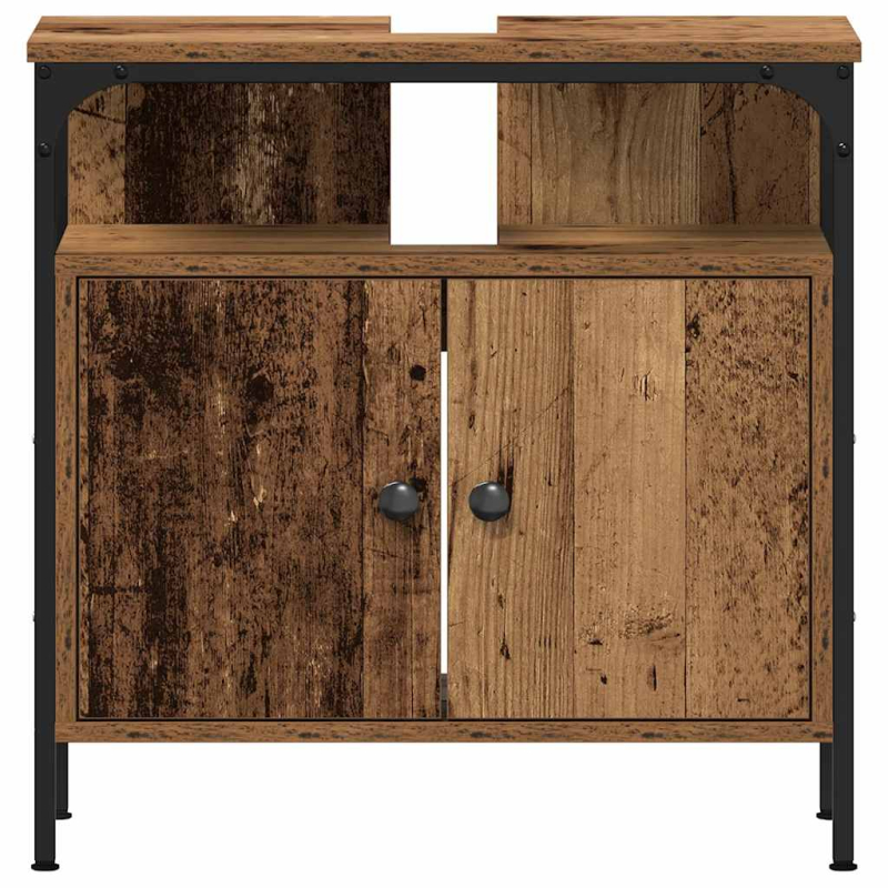 Waschbeckenunterschrank Altholz-Optik 60x30x60 cm Holzwerkstoff