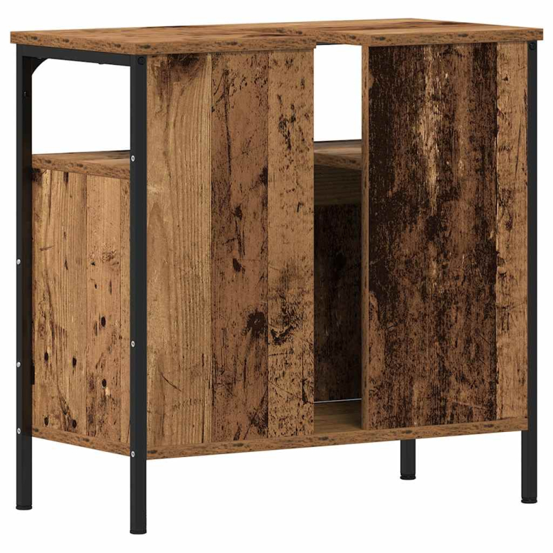 Waschbeckenunterschrank Altholz-Optik 60x30x60 cm Holzwerkstoff