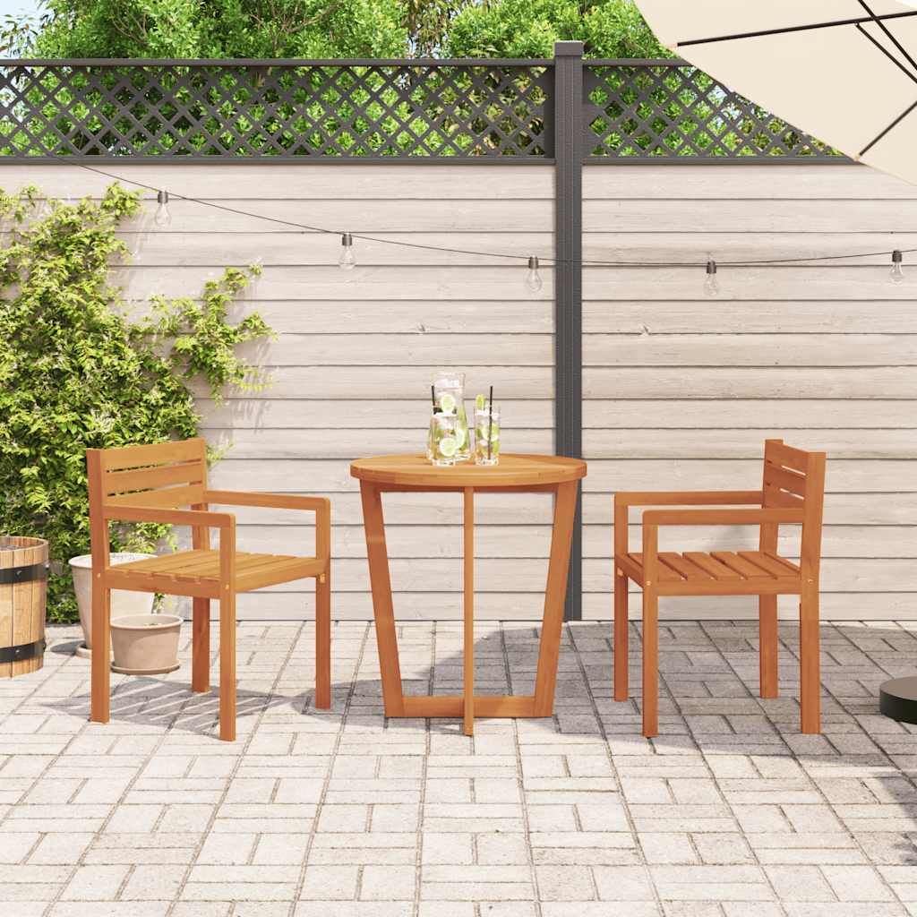 Gartenstühle 2 Stk. 50x53x80 cm Massivholz Akazie