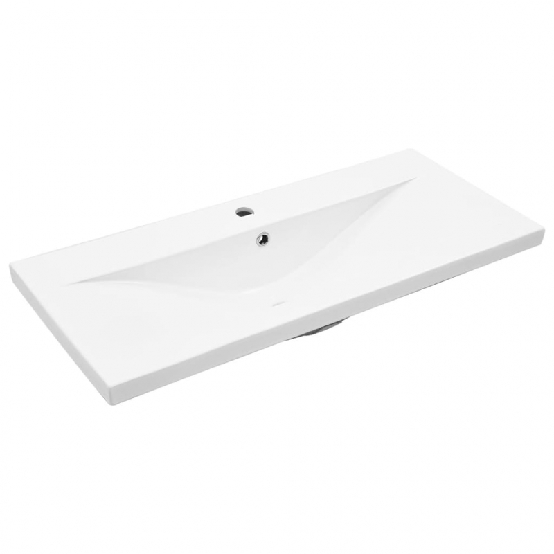 Waschbeckenunterschrank mit Einbaubecken Artisan-Eiche