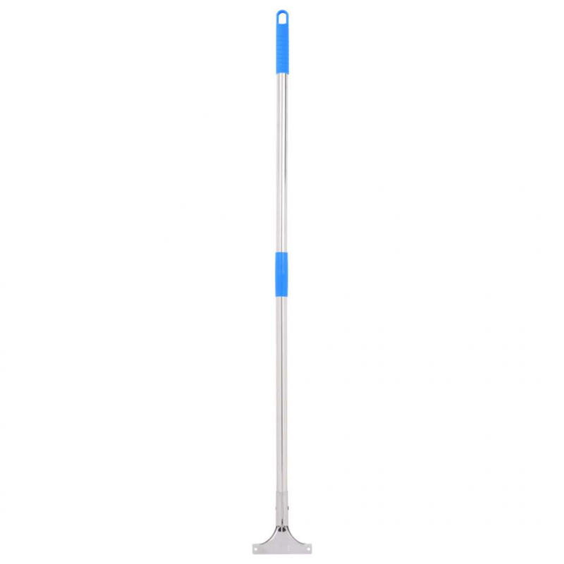 Wasserschieber mit Stiel 75x119,5 cm Stahl und Gummi