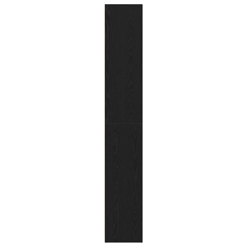 Bücherregal Schwarz Eichen-Optik 40x30x189 cm Holzwerkstoff