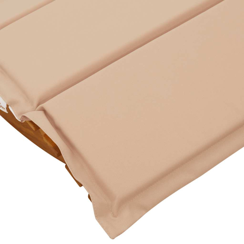 Schaukelliege mit Auflage Massivholz Akazie