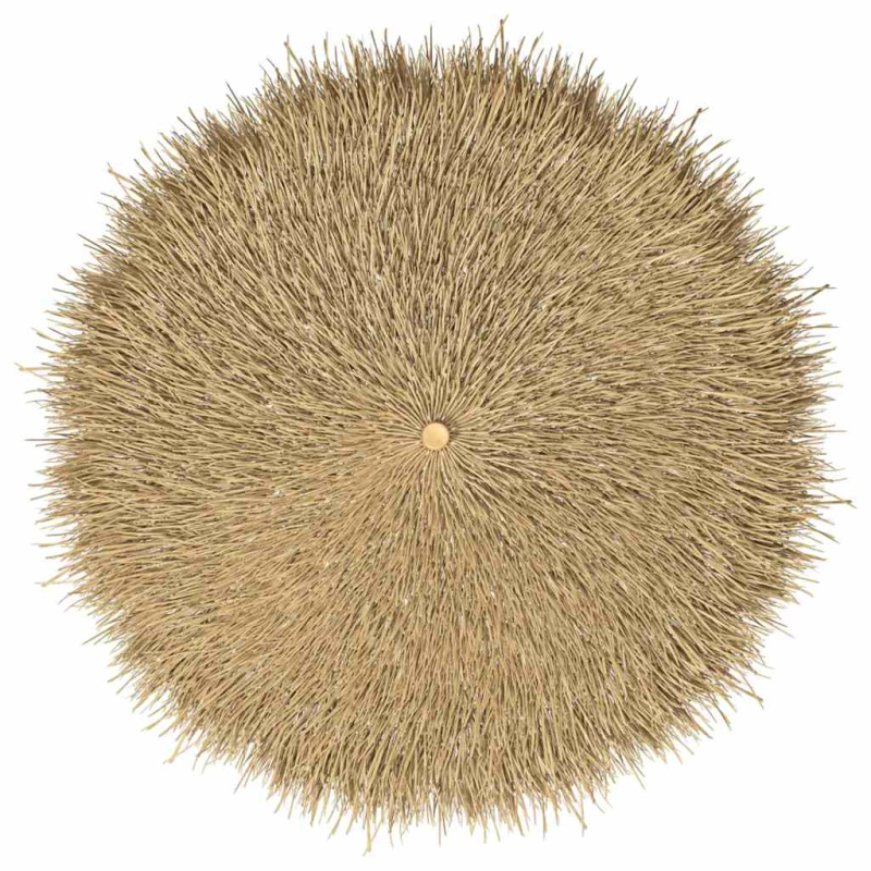 Tiki-Schirm mit Bananenblatt-Dach 180 cm Bambus