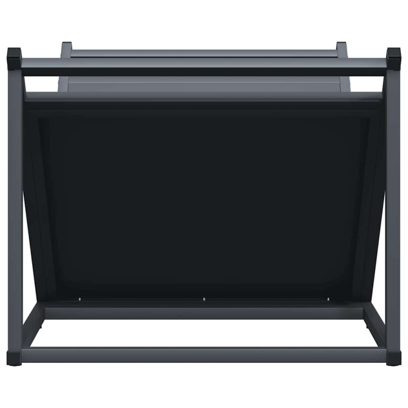 Brennholzregal Anthrazit 70x43x34,5 cm Kaltgewalzter Stahl