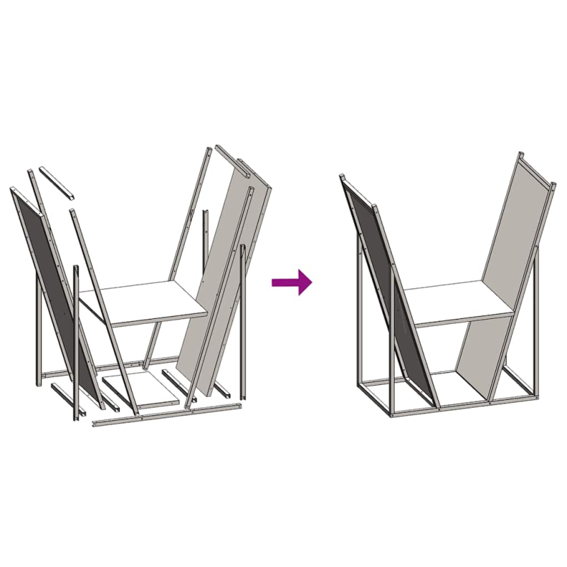 Brennholzregal Olivgrün 69,5x35x81 cm Kaltgewalzter Stahl