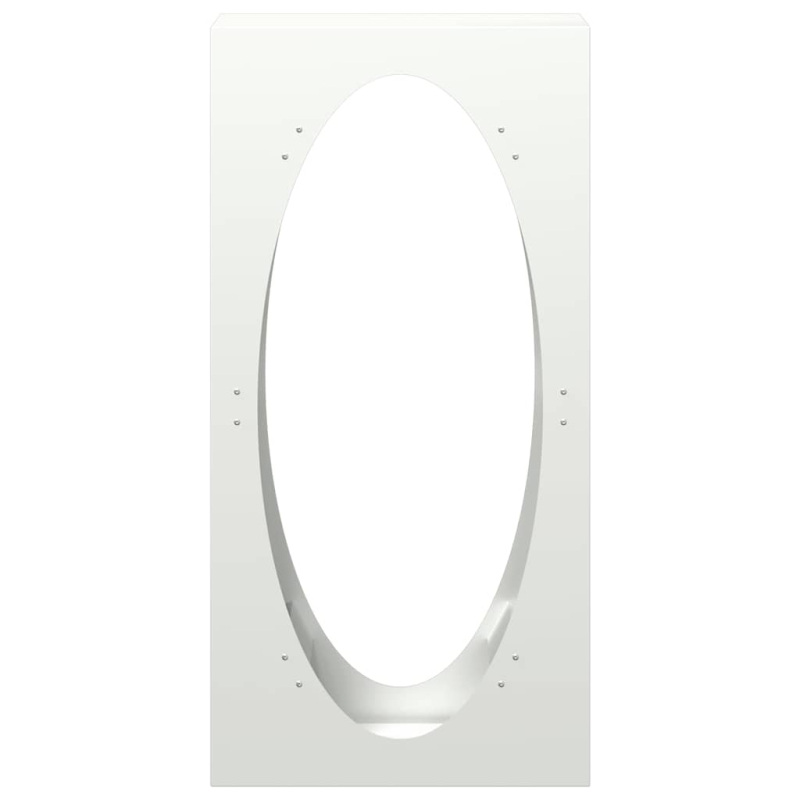 Brennholzregal Weiß 50x23x100 cm Kaltgewalzter Stahl