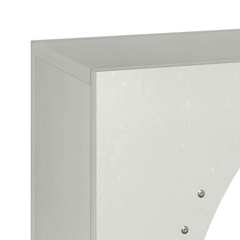 Brennholzregal 50x23x100 cm Edelstahl