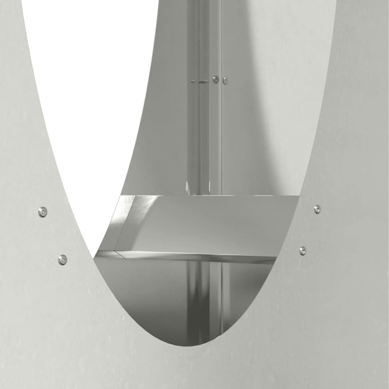 Brennholzregal 50x23x100 cm Edelstahl