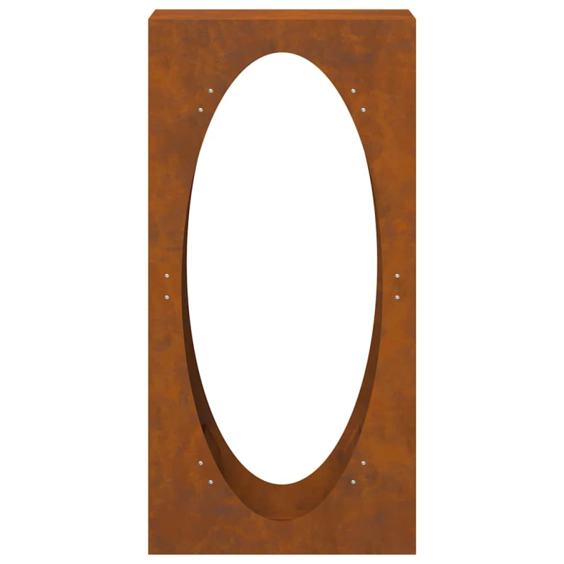 Brennholzregal 50x23x100 cm Wetterfester Stahl