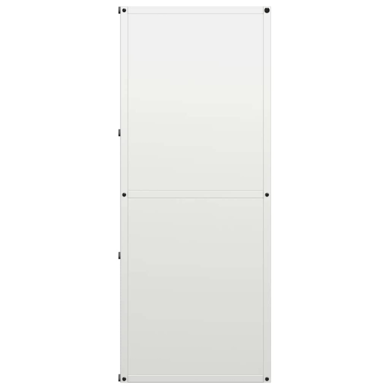 Brennholzregal Weiß 40x30x75 cm Kaltgewalzter Stahl