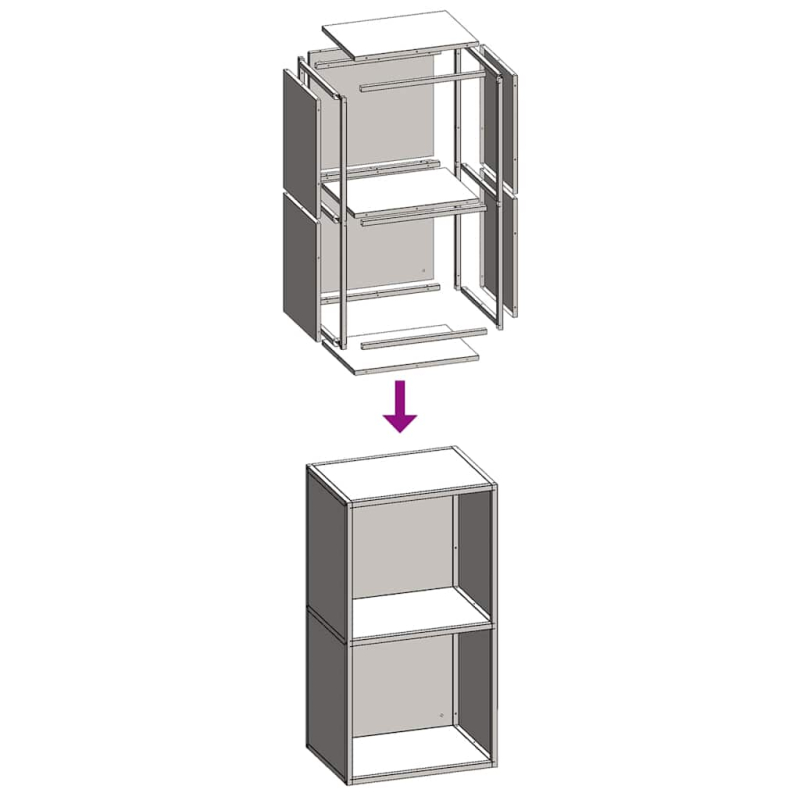 Brennholzregal Weiß 40x30x75 cm Kaltgewalzter Stahl