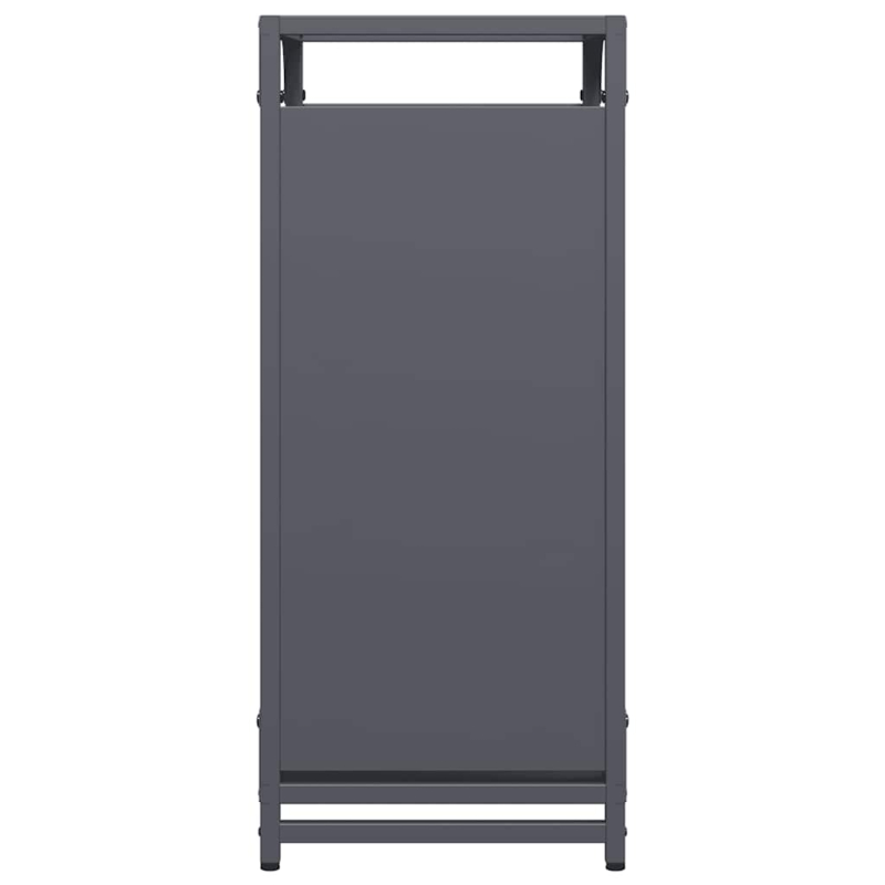 Brennholzregal Anthrazit 44x28x65 cm Kaltgewalzter Stahl