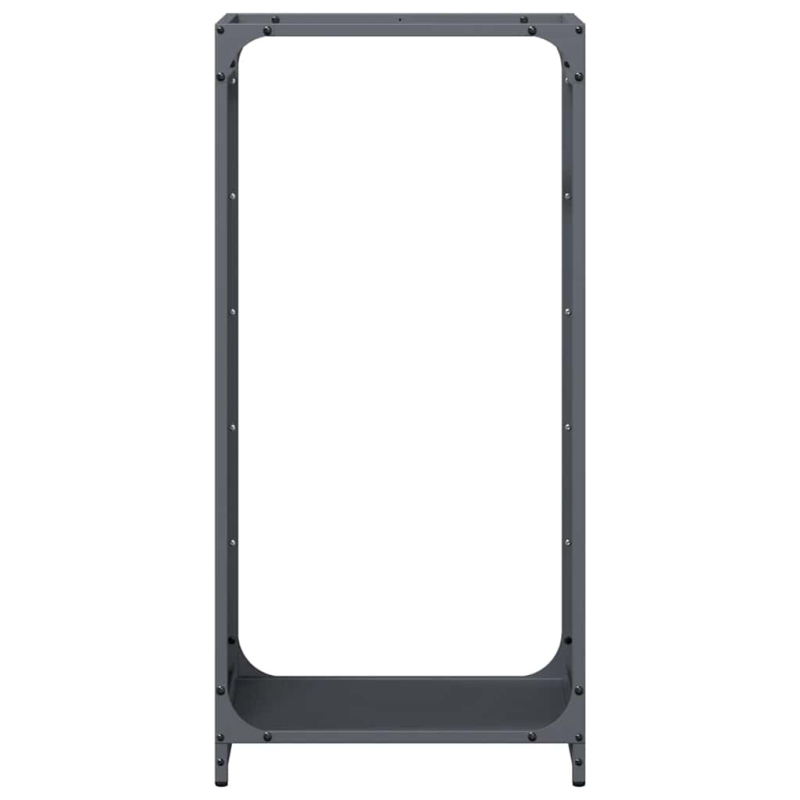 Brennholzregal Anthrazit 44x28x90 cm Kaltgewalzter Stahl