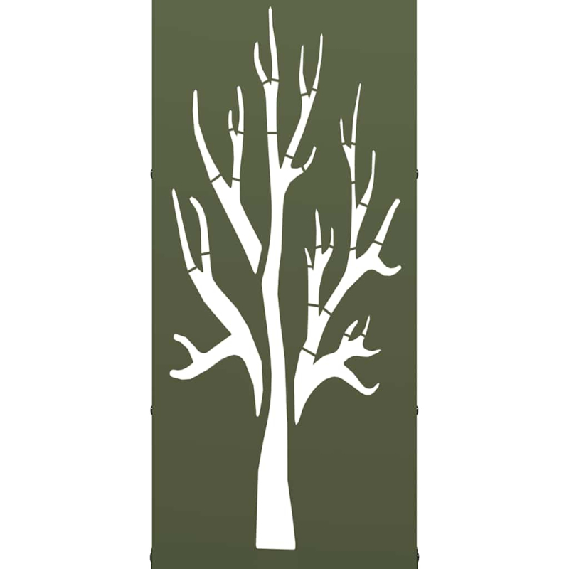 Brennholzregal Olivgrün 40x30x80 cm Kaltgewalzter Stahl