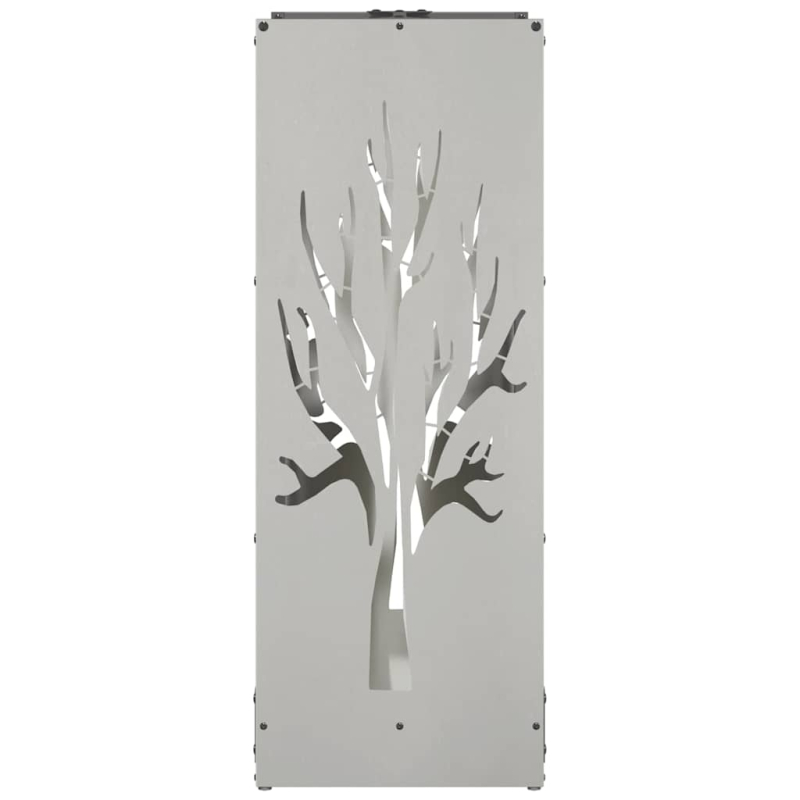 Brennholzregal 40x30x80 cm Edelstahl