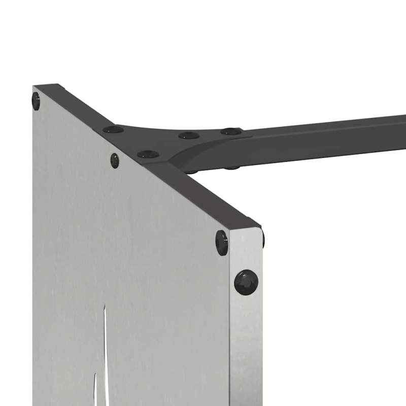 Brennholzregal 40x30x80 cm Edelstahl