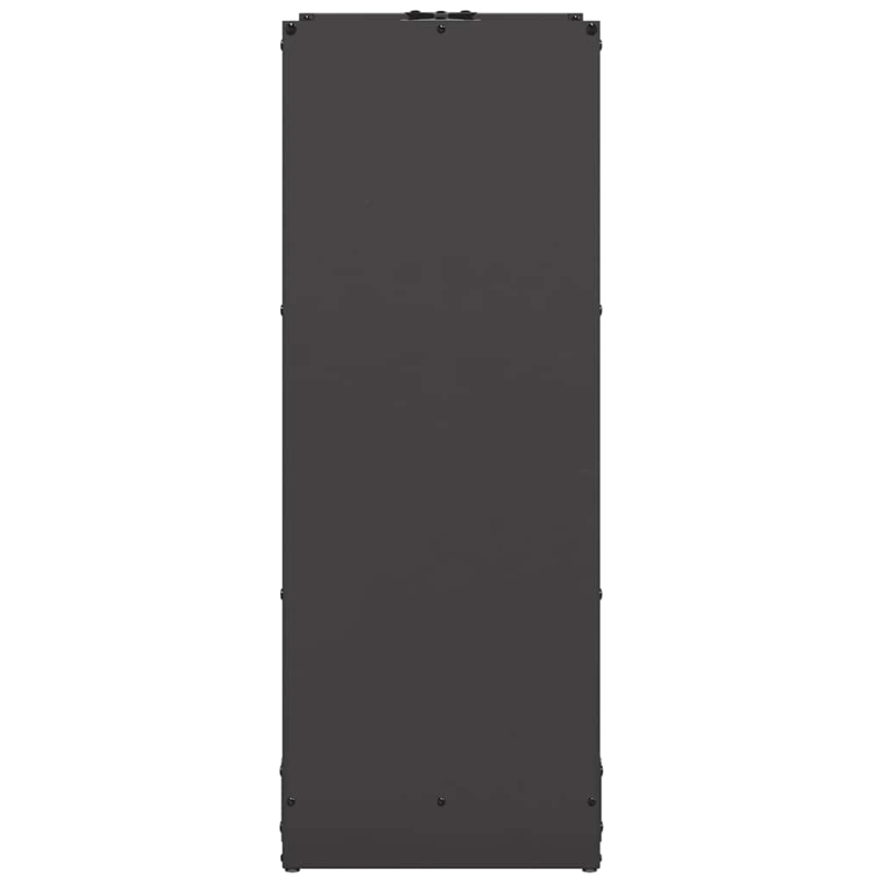 Brennholzregal Schwarz 40x30x80 cm Kaltgewalzter Stahl