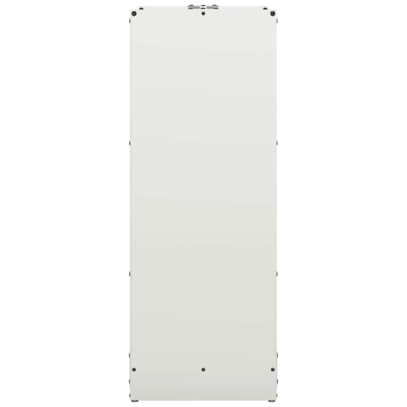 Brennholzregal Weiß 40x30x80 cm Kaltgewalzter Stahl