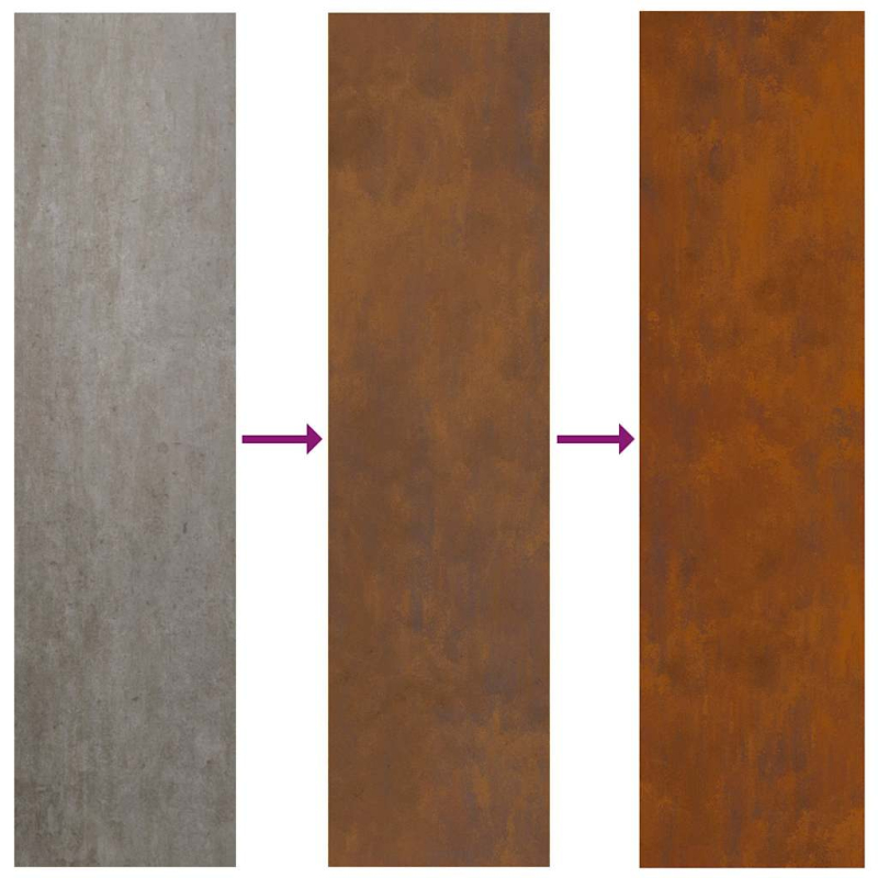 Brennholzregal 40x30x80 cm Wetterfester Stahl