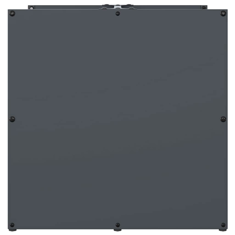 Brennholzregal Anthrazit 40x40x40 cm Kaltgewalzter Stahl