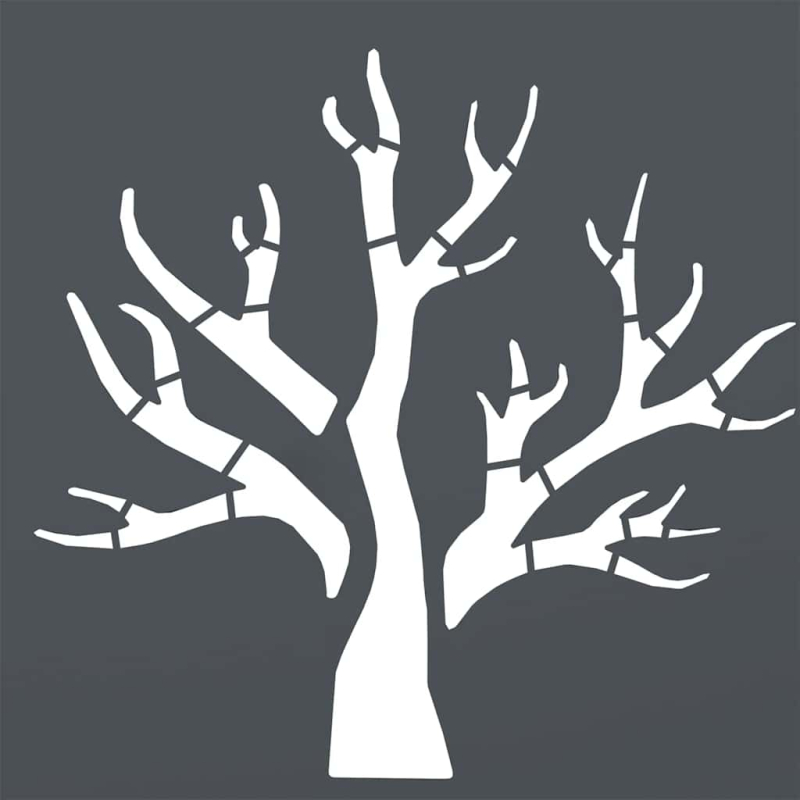 Brennholzregal Anthrazit 40x40x40 cm Kaltgewalzter Stahl