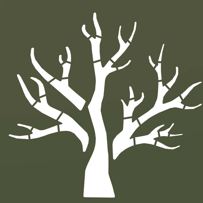 Brennholzregal Olivgrün 40x40x40 cm Kaltgewalzter Stahl