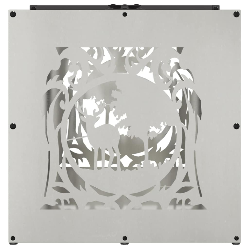 Brennholzregal 40x40x40 cm Edelstahl