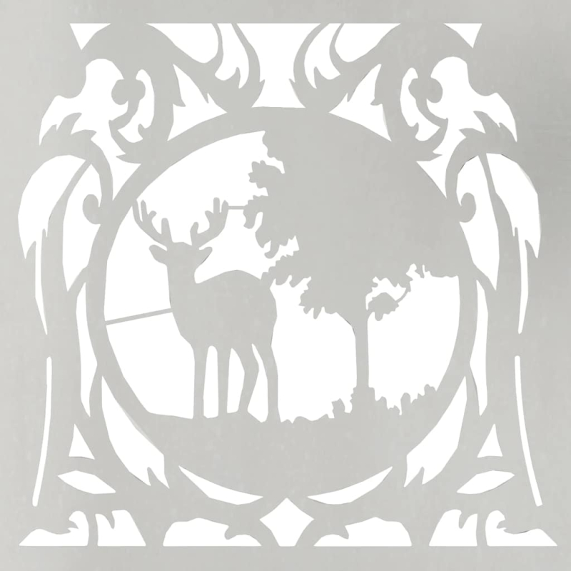 Brennholzregal 40x40x40 cm Edelstahl