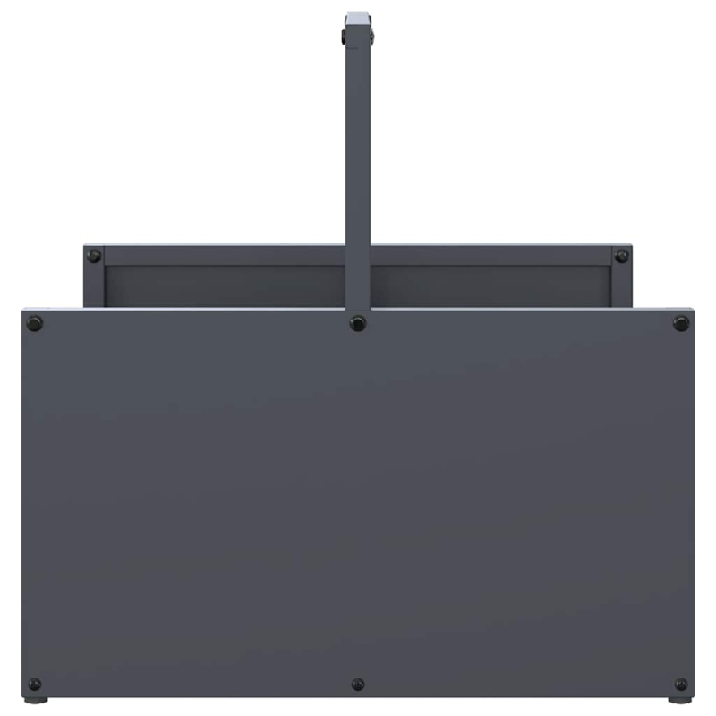 Brennholzregal Anthrazit 40x40x40 cm Kaltgewalzter Stahl