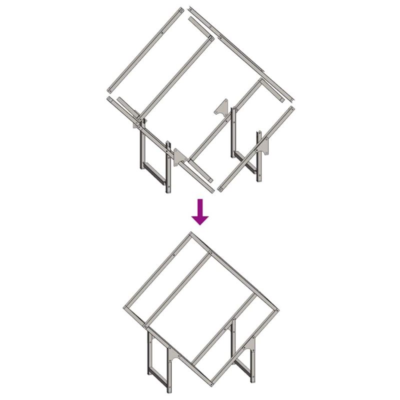 Brennholzregal Weiß 60x25x60 cm Kaltgewalzter Stahl
