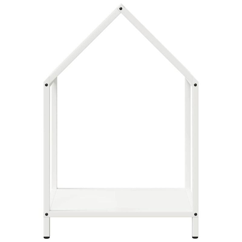 Brennholzregal Weiß 40x25x60 cm Kaltgewalzter Stahl