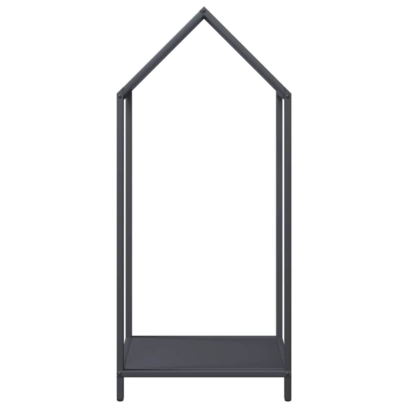 Brennholzregal Anthrazit 40x25x90 cm Kaltgewalzter Stahl